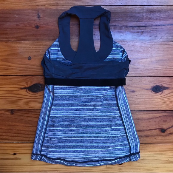 Lululemon Gray Striped Tank Top, EUC, 4 - Picture 14 of 14